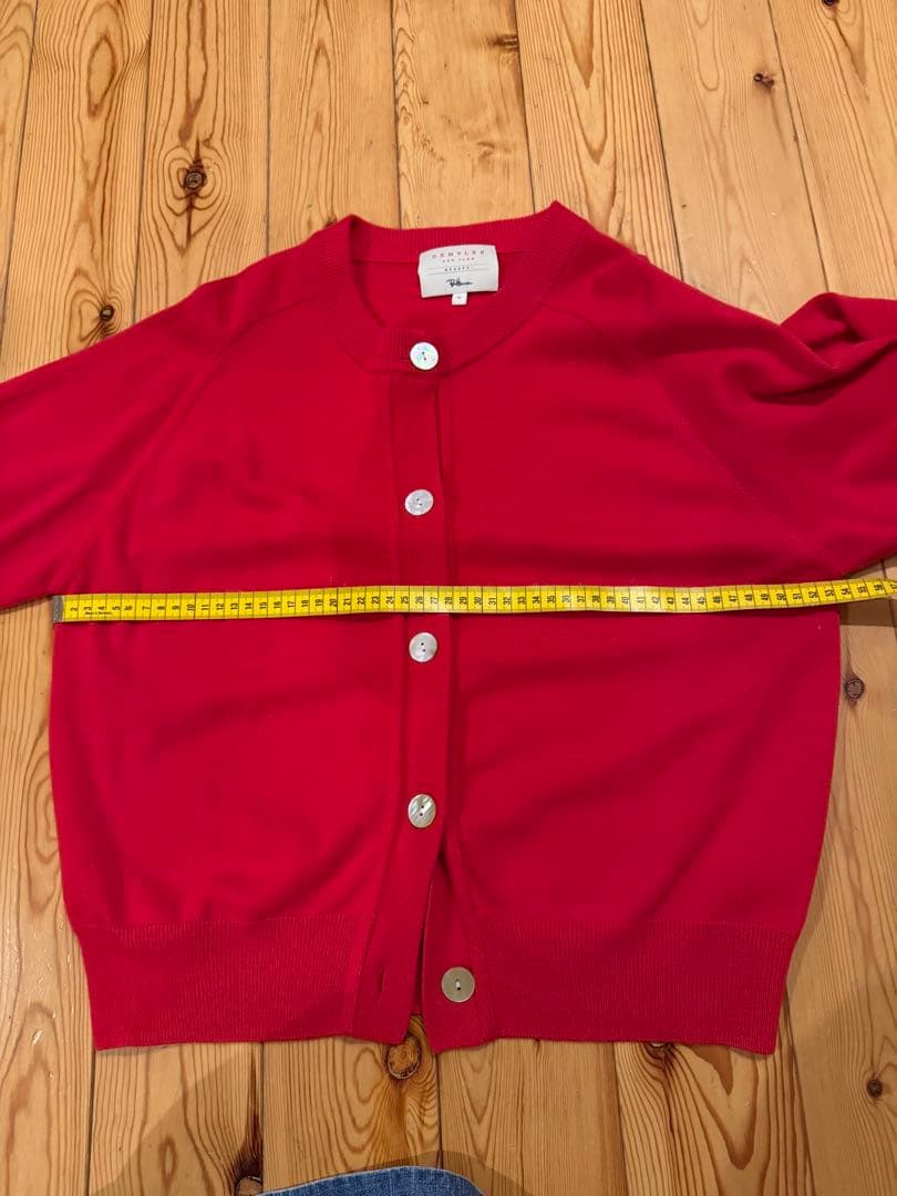 ロンハーマン別注DEMYLEE 赤ニットカーディガン
