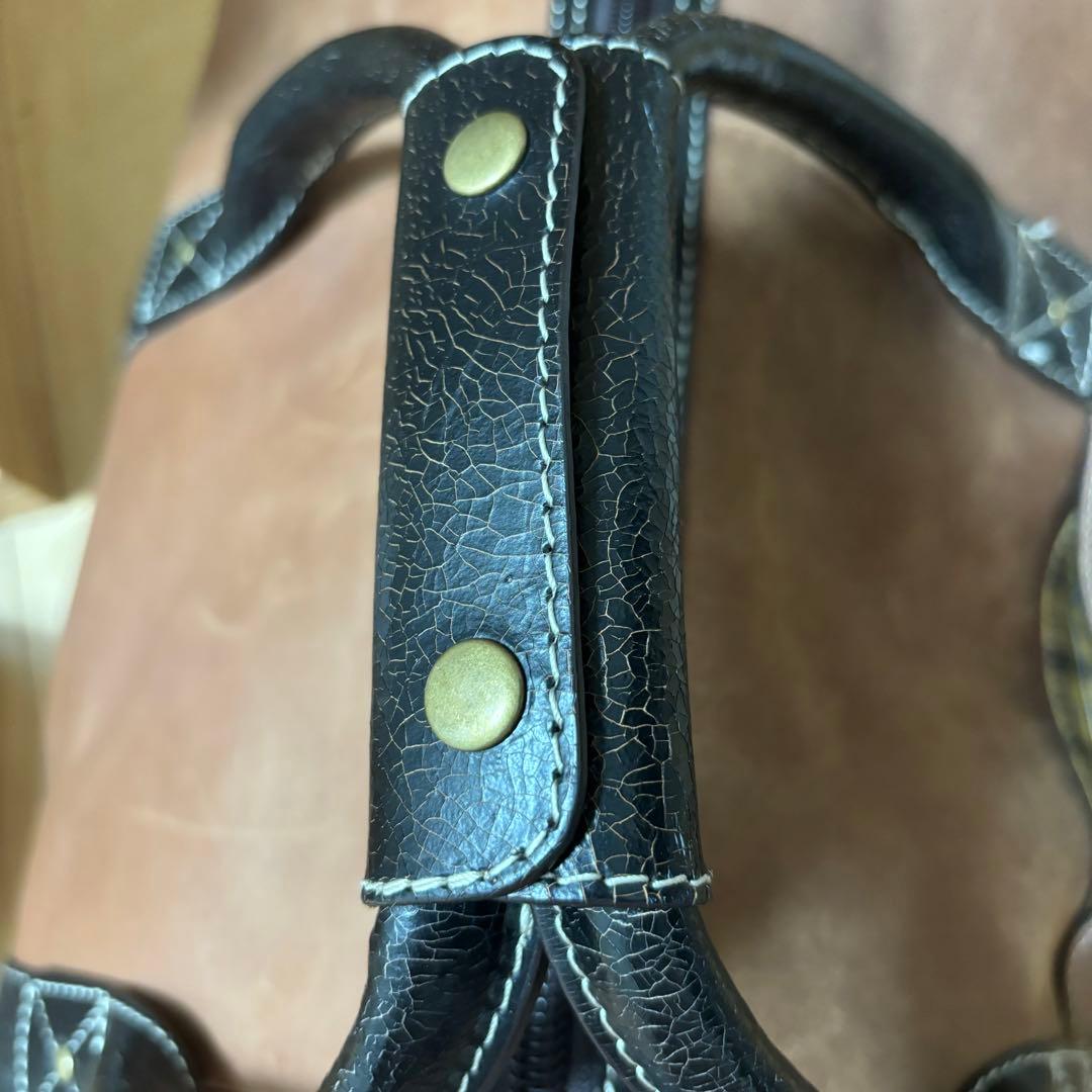 Timberland レザー ボストンバッグ