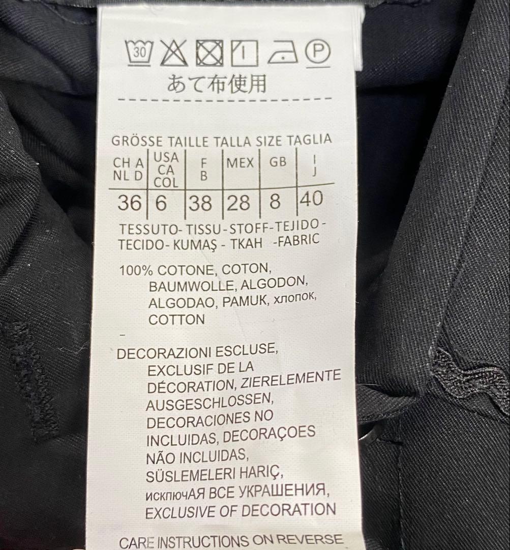 ビ*︎様 美品 Max Mara近年モデル マキシ シャツワンピース ブラック