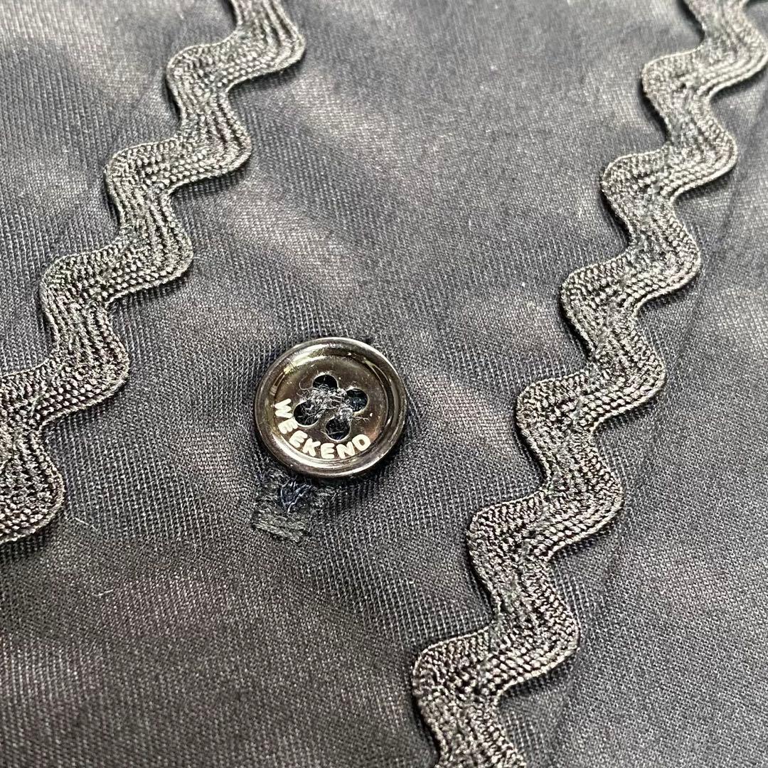 ビ*︎様 美品 Max Mara近年モデル マキシ シャツワンピース ブラック