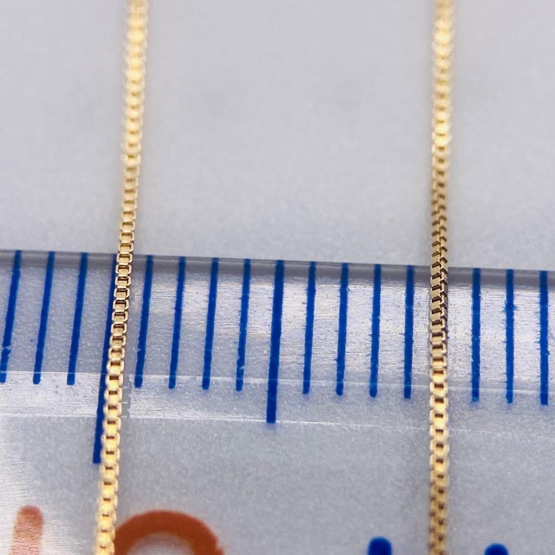 ❤️新品日本製✨人気18金✨k18刻印ありベネチアンネックレス✨40cm幅0.5㎜