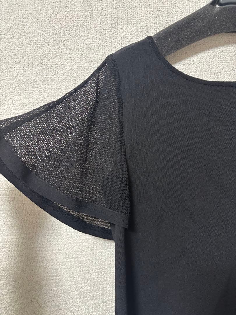 【新品】EPOCA メッシュレイヤード 2WAYニットプルオーバー ブラック