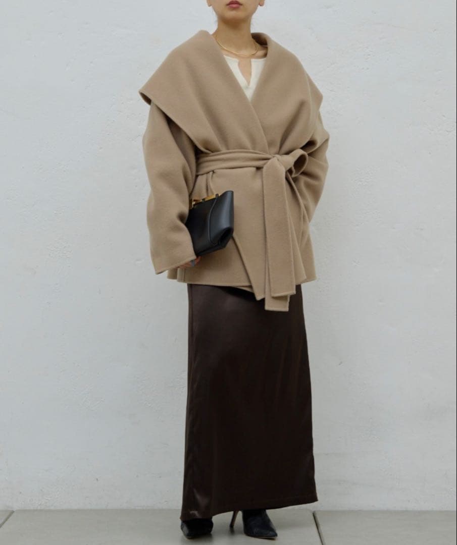 【GALLARDAGALANTE】リバーショールコート