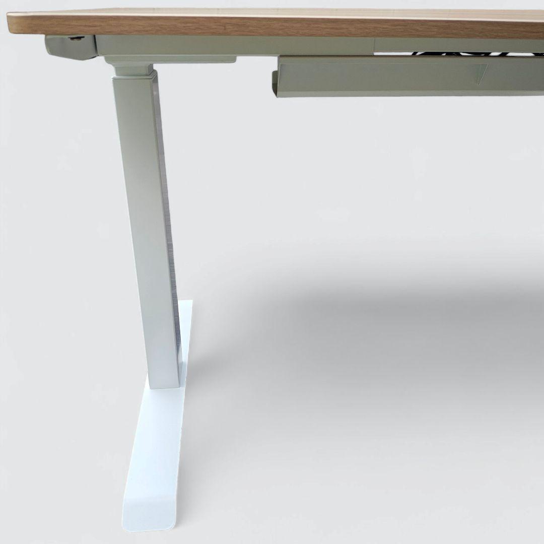 ※天板のみ 山善 電動昇降デスク ELD-1270 ウッドナチュラル ホワイト