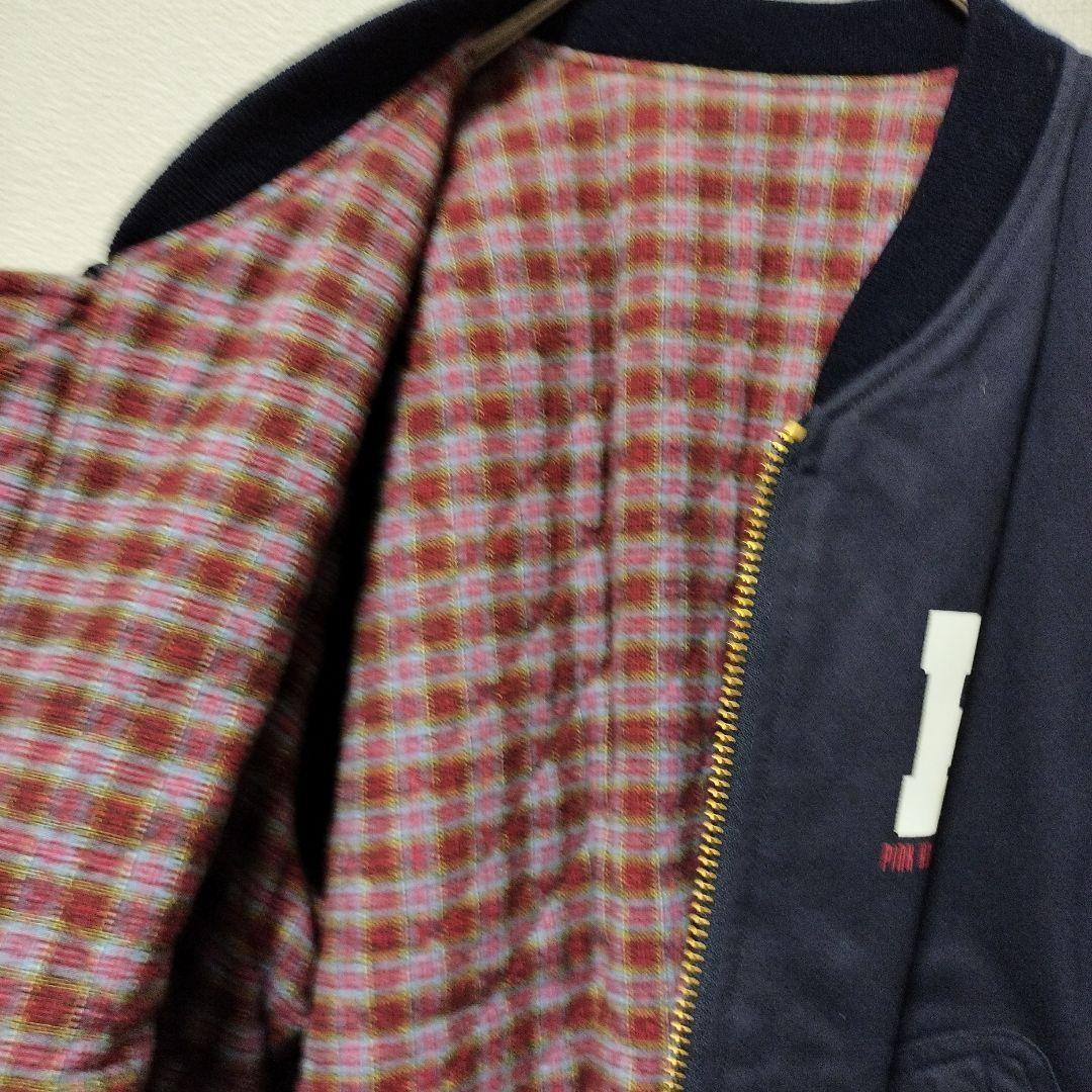 ★美品★ PINK HOUSE ピンクハウス ブルゾン ジャンパー 紺 チェック