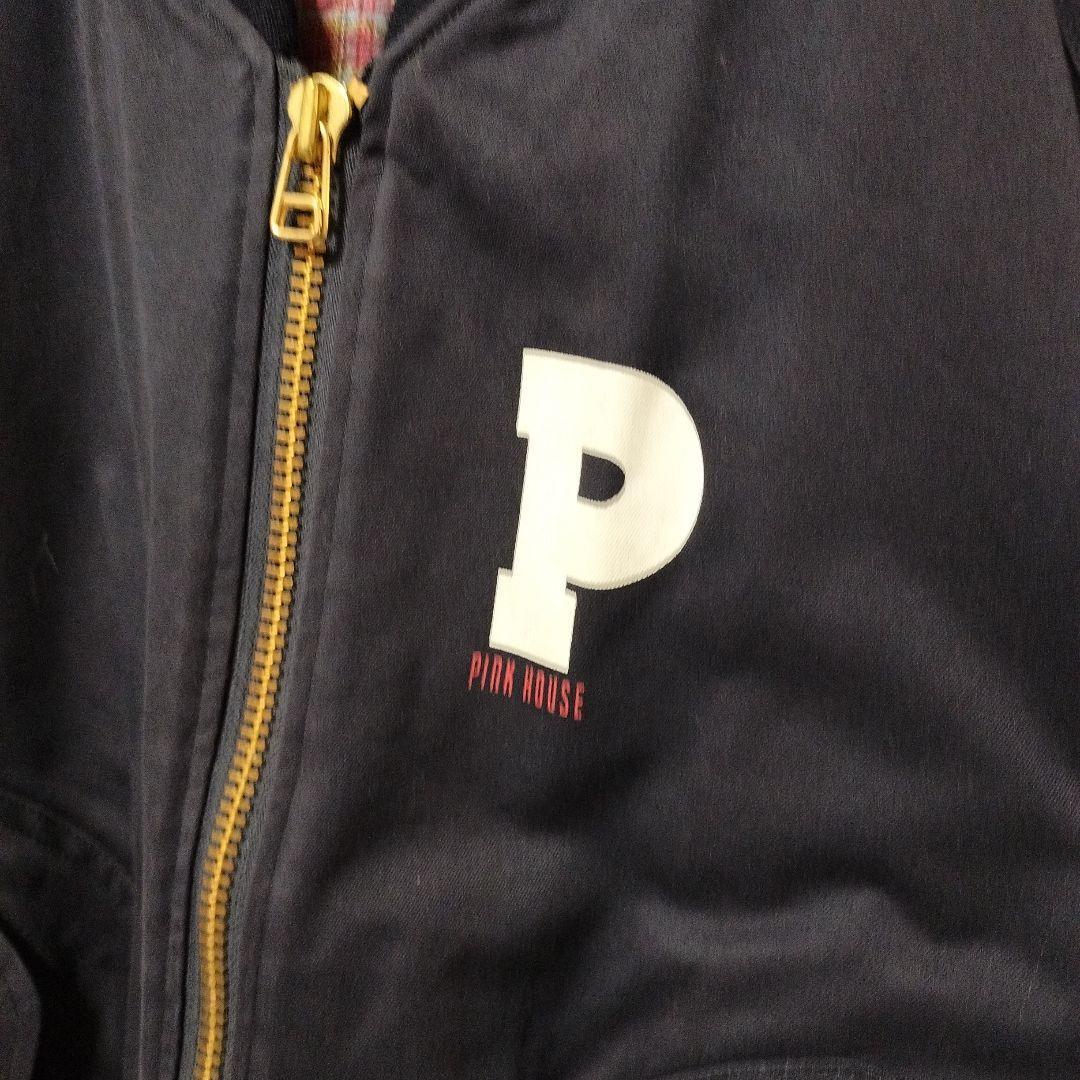 ★美品★ PINK HOUSE ピンクハウス ブルゾン ジャンパー 紺 チェック