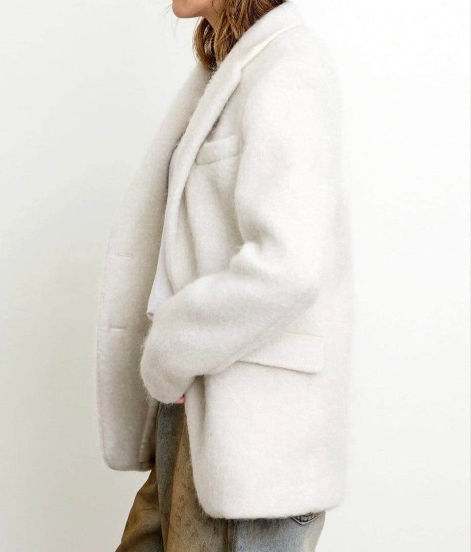 tomona43☆アパルトモンLOOP CUT シャギージャケット