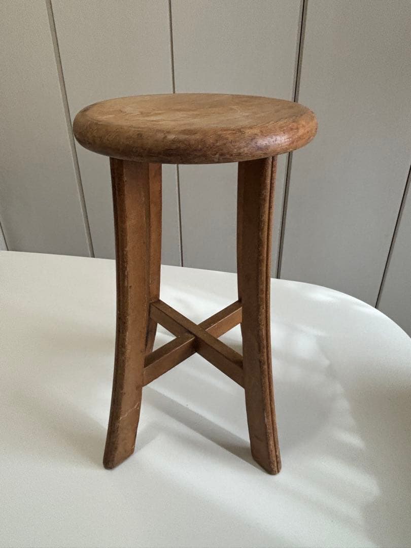 アンティーク、古家具　木製スツール