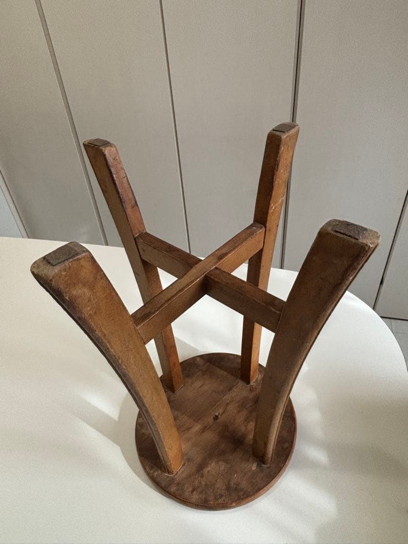 アンティーク、古家具　木製スツール