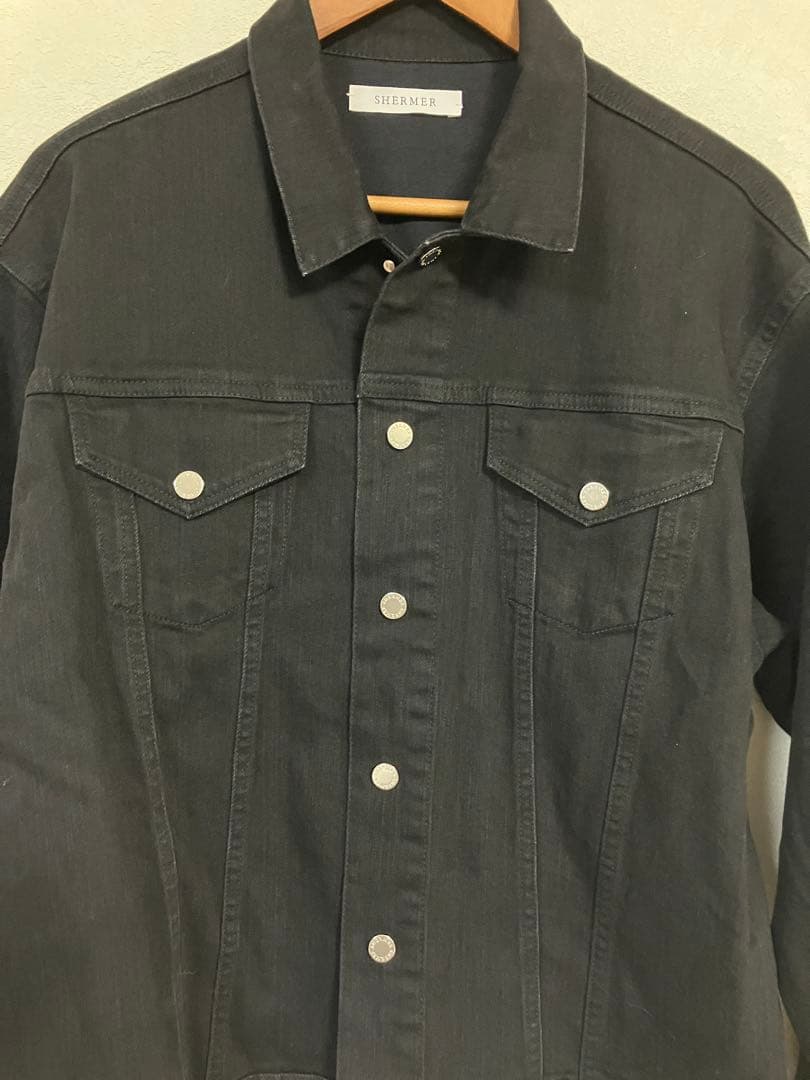 《SHERMER》シャーマー　ファーベスト付きGジャン　美品