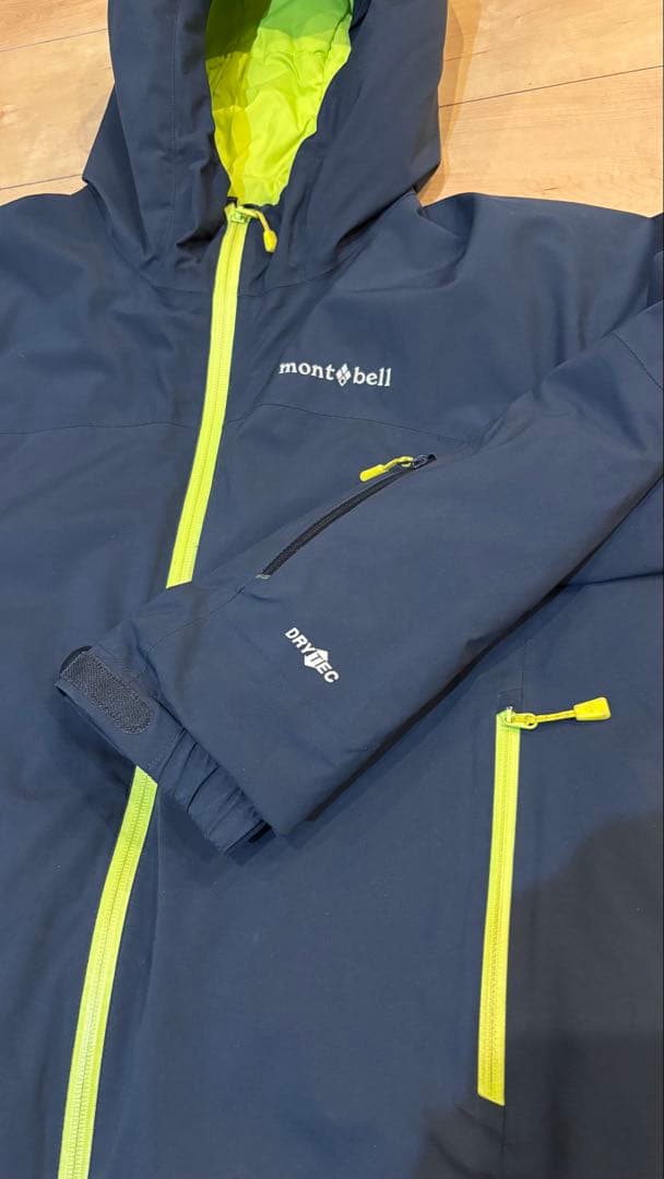 【mont-bell】スノーウェア上下セット　ドライテック　子供用160