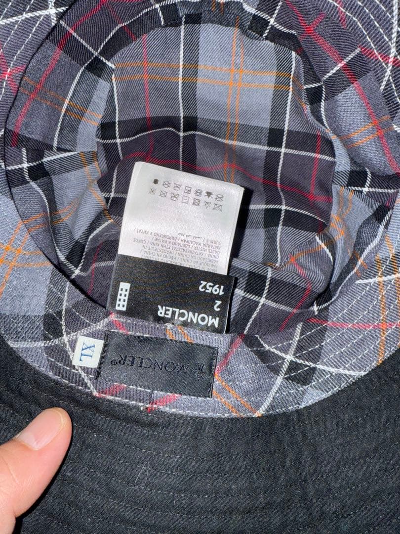 MONCLER Barbour モンクレール　バブアー　バケット　ハット XL
