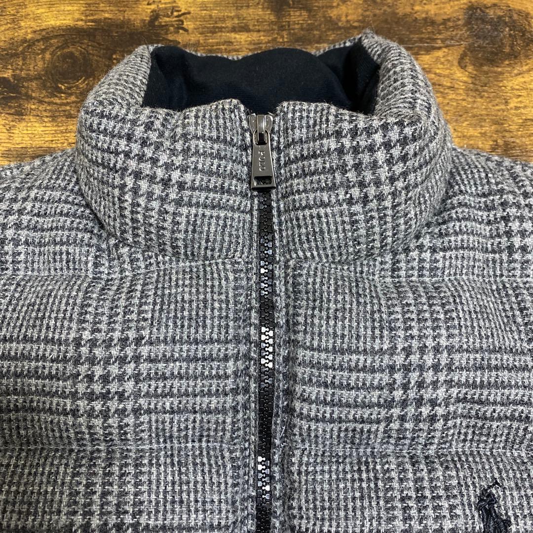 『POLO RALPH LAUREN』グレンチェック ダウンベスト Sサイズ