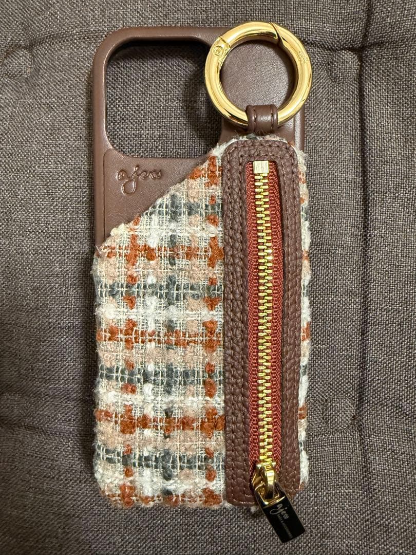 ajew ツイード iPhone16 proケース