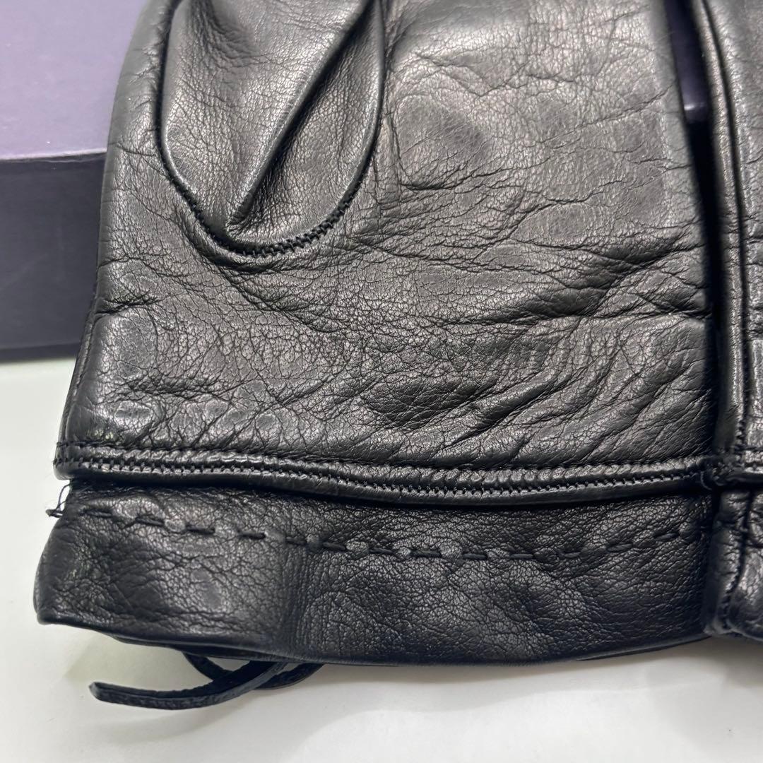 PRADA☆レザーグローブ ブラック サイズ7
