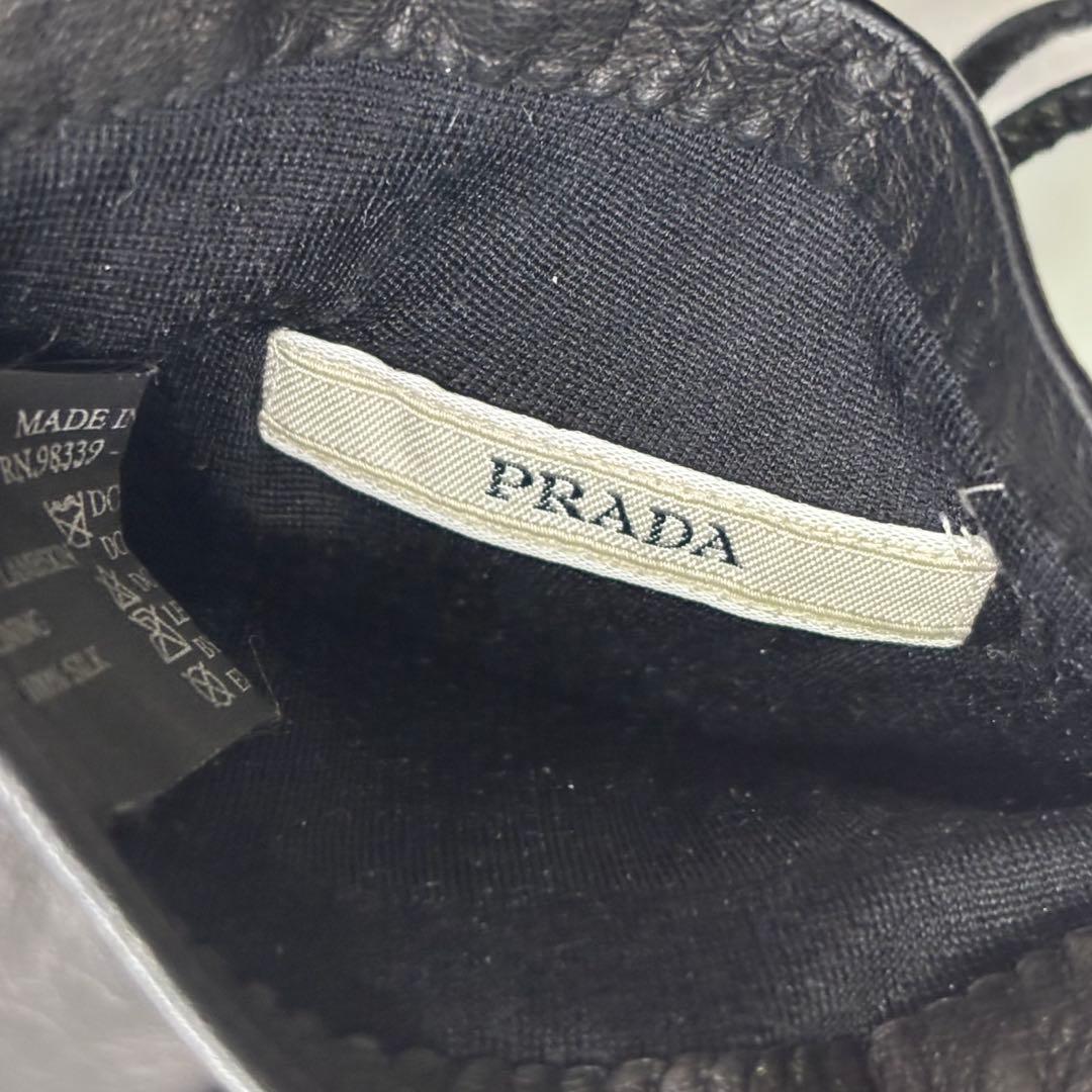 PRADA☆レザーグローブ ブラック サイズ7