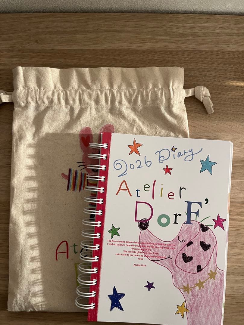 2026年 Atelier Dorfスケジュール帳