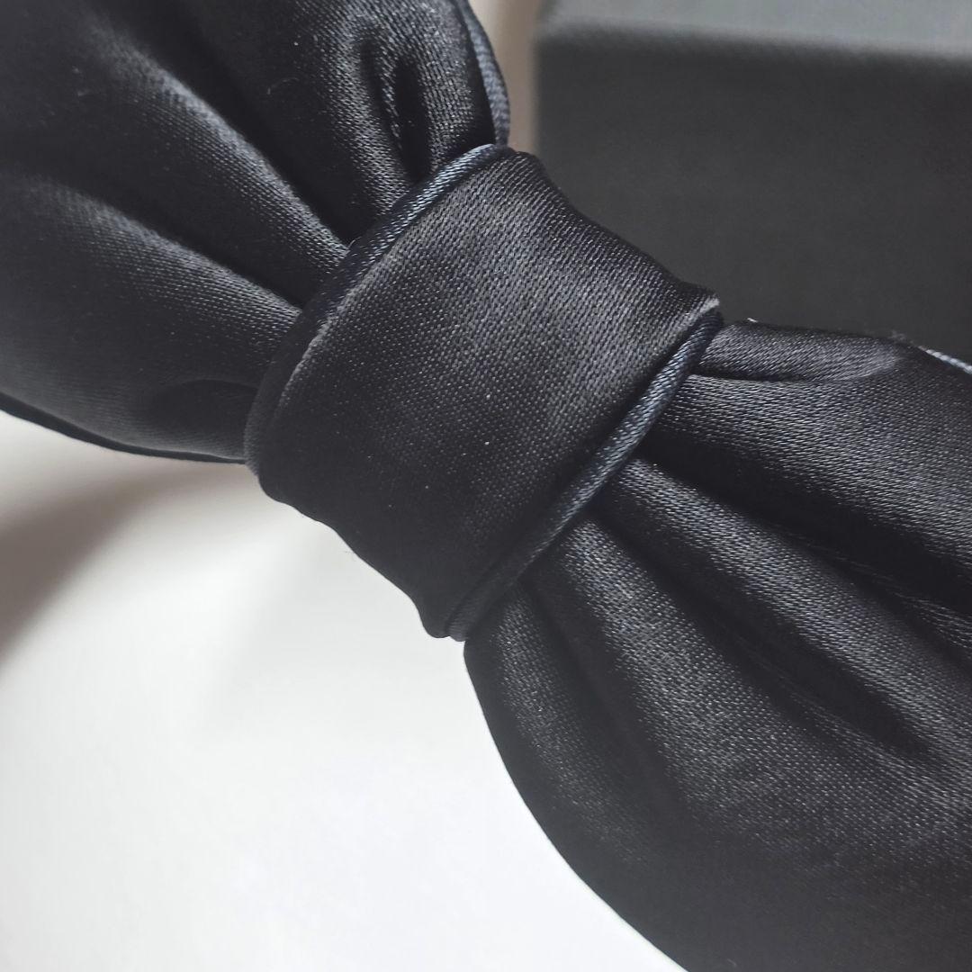 極美品✨️ ALEXANDRE DE PARIS　リボンカチューシャ　ブラック