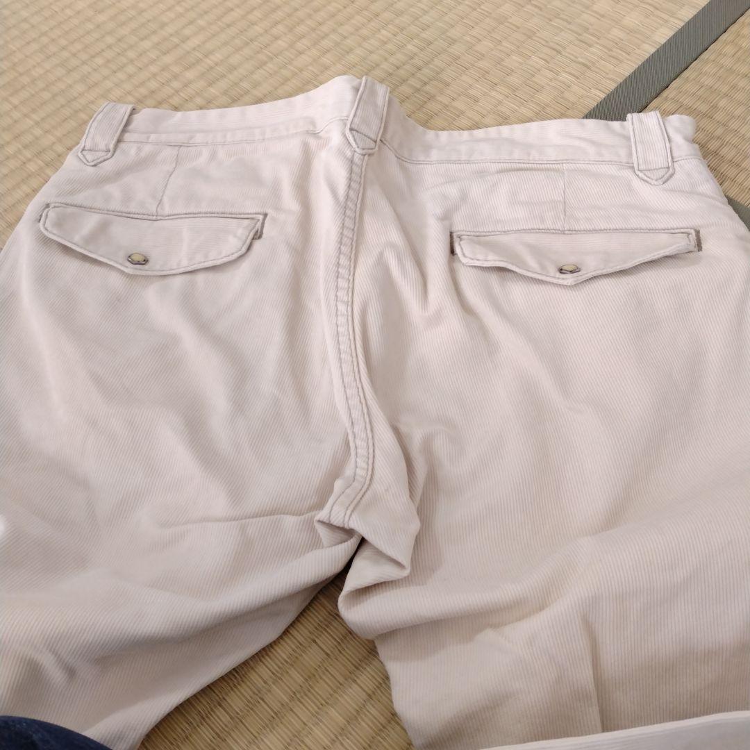 Double RL Brand チノパン ホワイト ピケパンツ