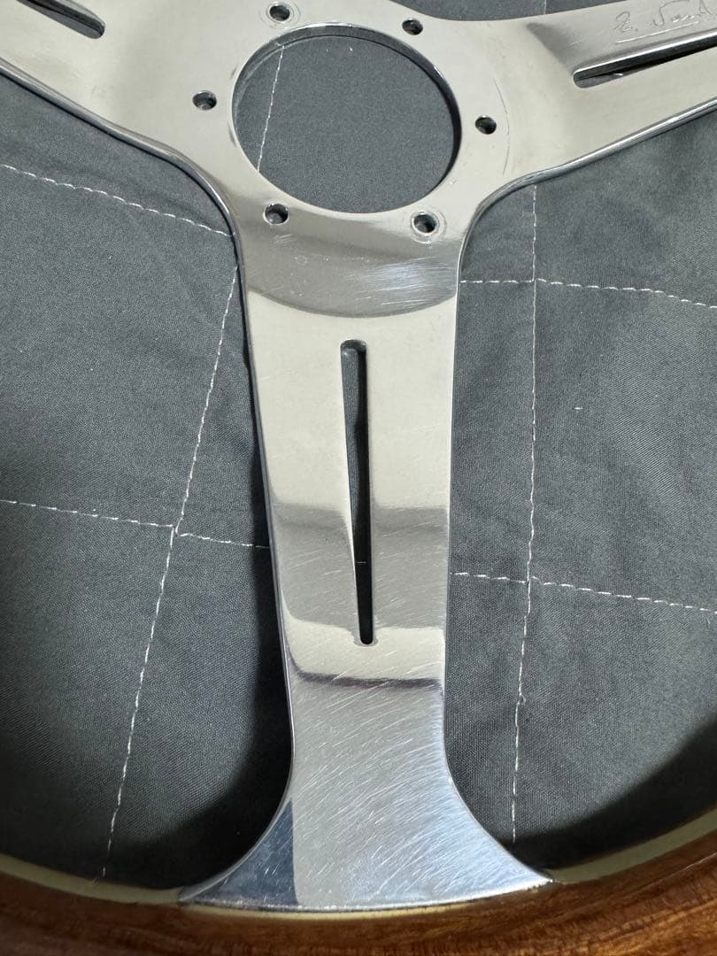 NARDI ナルディN140クラッシックウッドポリッシュスポーク38φ