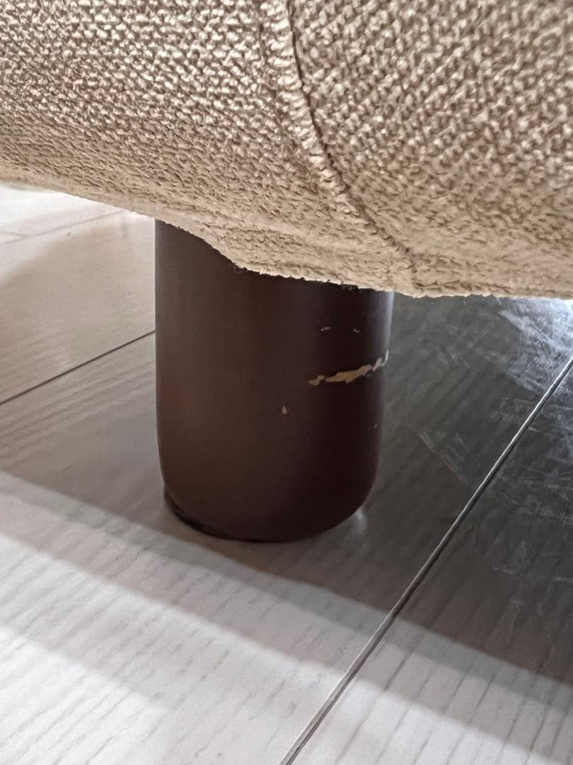 KT 無印良品 2.5シーター ソファ ヘッドレスト付