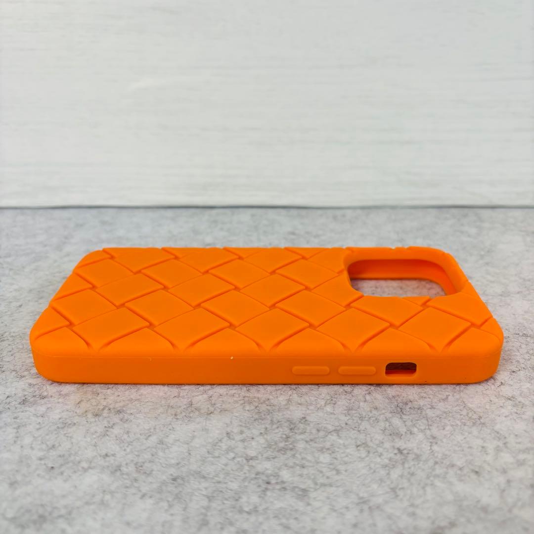 新品 ボッテガヴェネタ iPhone ケース オレンジ