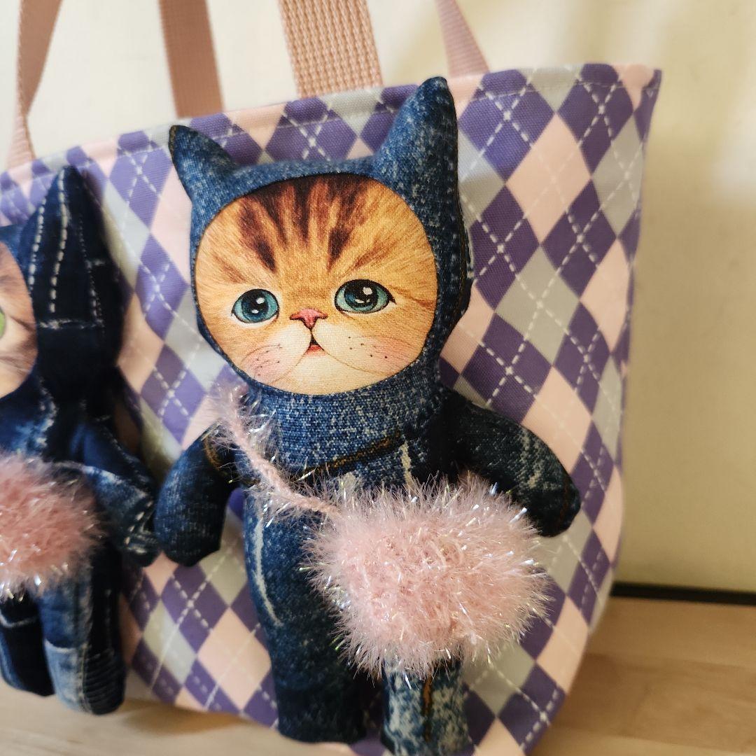 ゆ*ら様 コヤンイサムチョン　にゃんにゃんトート ハンドメイド