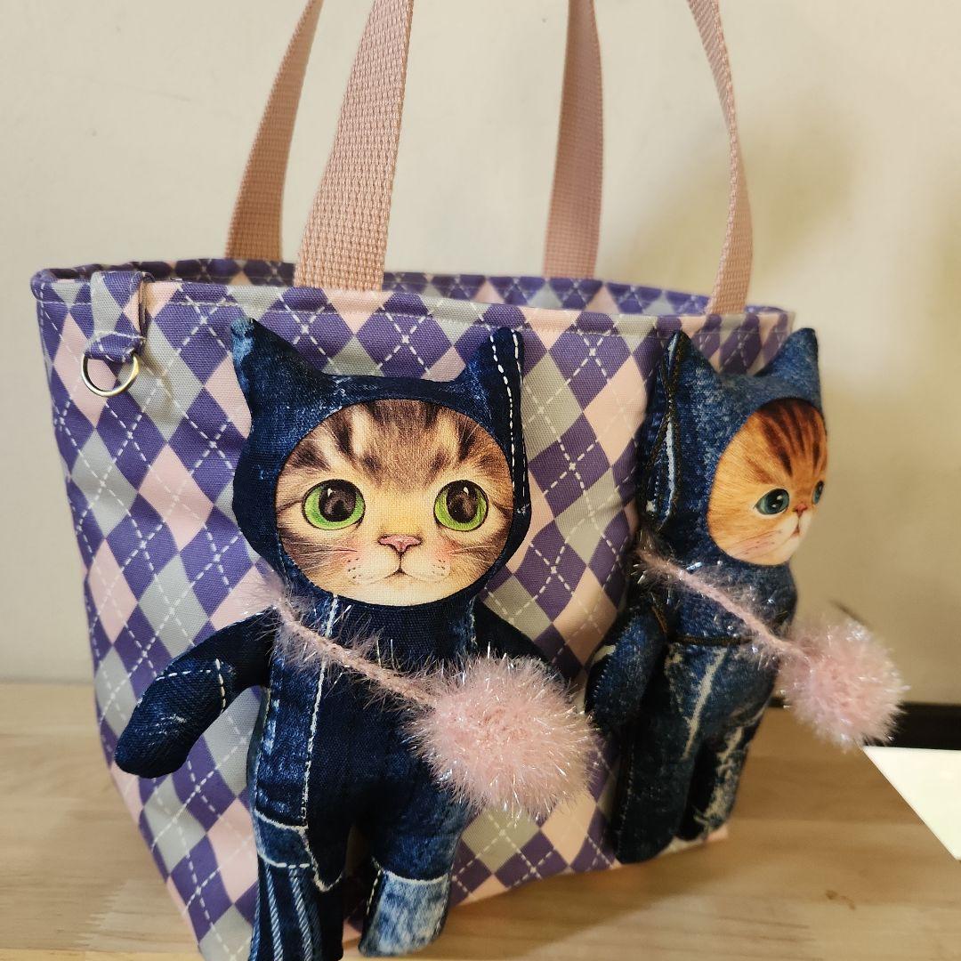 ゆ*ら様 コヤンイサムチョン　にゃんにゃんトート ハンドメイド