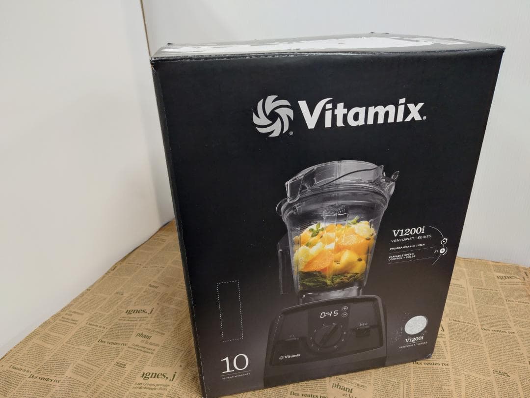 【美品】Vitamix V1200i ホワイト 整備済 レシピ本付 迅速発送