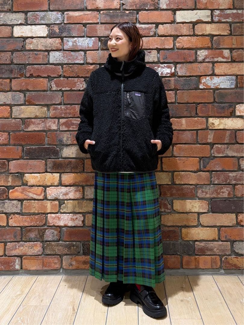 パタゴニア　リバーシブル・レディ・フレディ・フーディ　ダウン　ボアジャケット