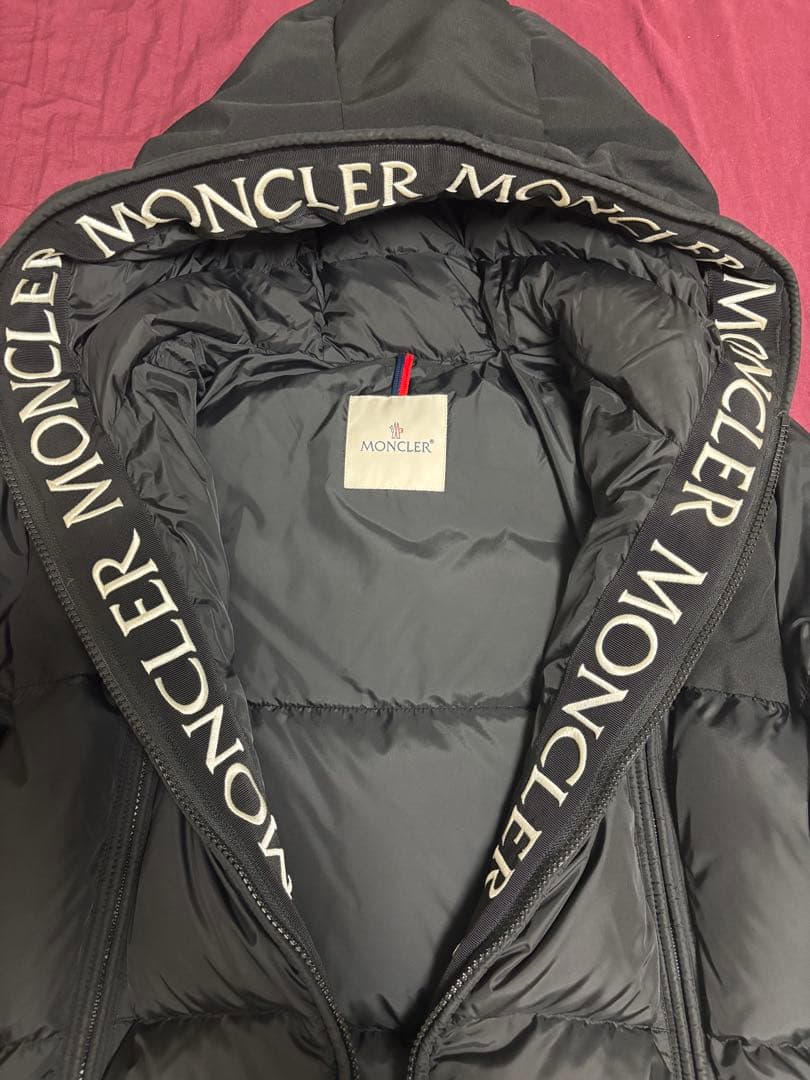 MONCLER ブラック ダウンジャケット モンクレール MONTCLA