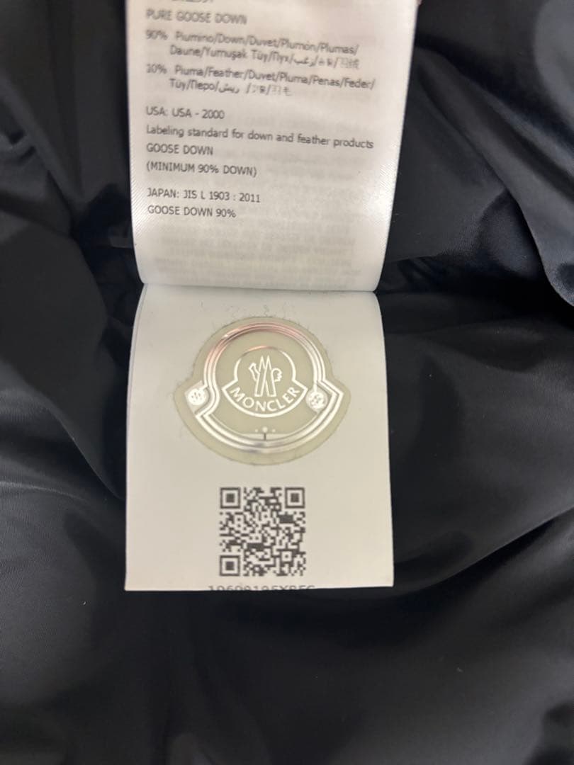 MONCLER ブラック ダウンジャケット モンクレール MONTCLA