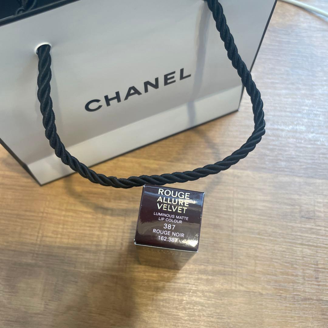 新品未使用　シャネル　ルージュ ヌワール リップスティック　387