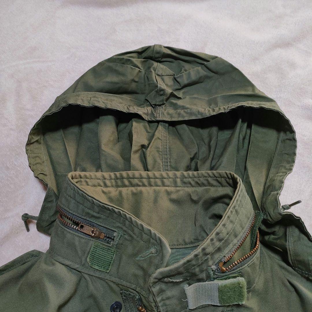 76年製米軍実物 M-65 フィールドジャケット 3rd S-R フード有美品