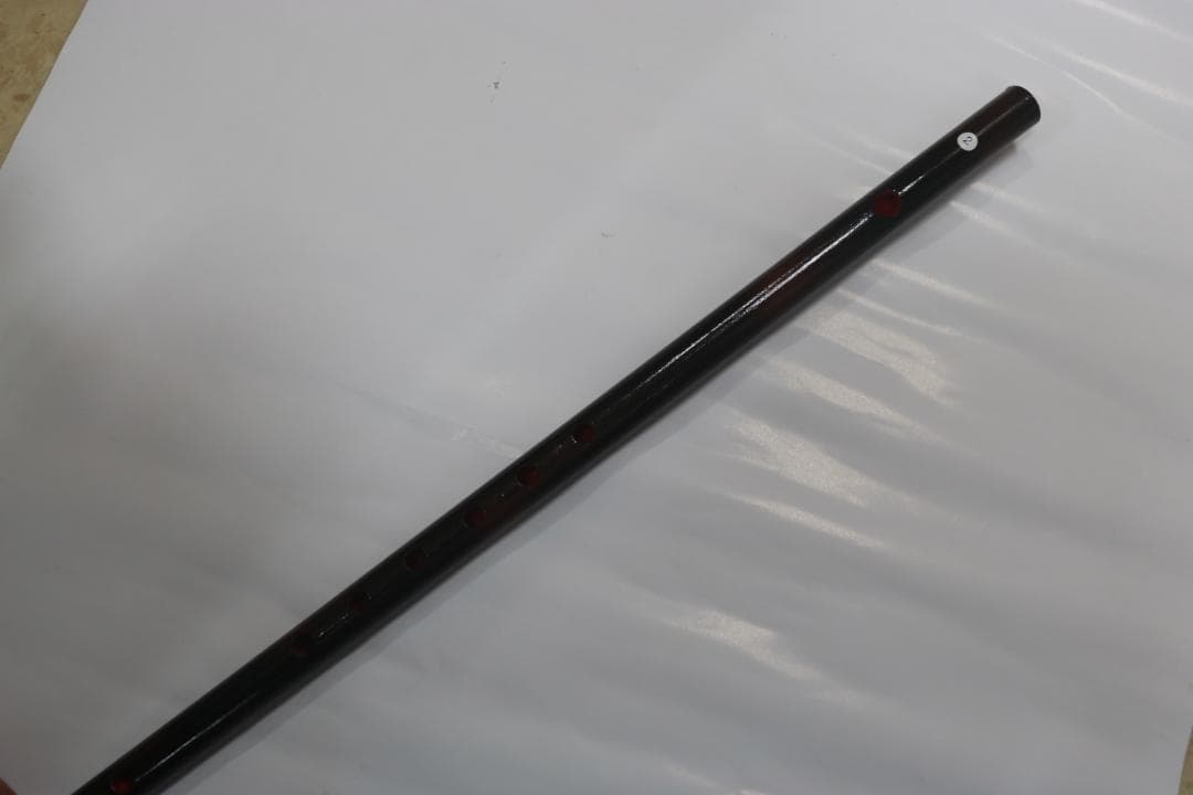 琉球横笛　竹製（A♯調）基本の音の高さになります。手工品　新品未使用