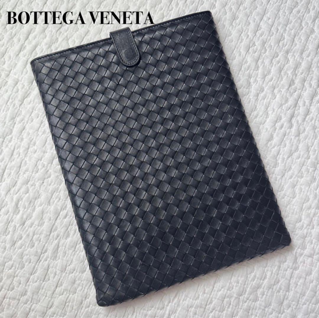 極美品 BOTTEGA VENETA イントレチャート レザー iPadケース