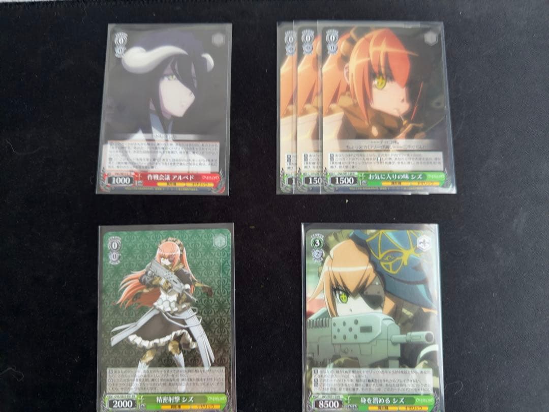 ヴァイスシュバルツ　オーバーロード　デッキ　8電源　パーツ付き