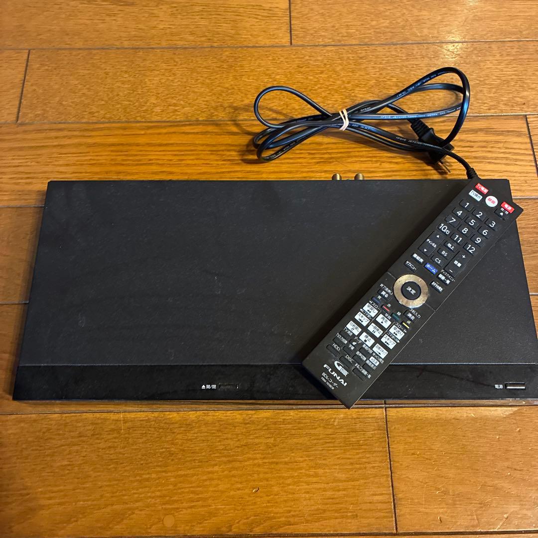 FUNAI ブルーレイディスクレコーダー リモコン付き