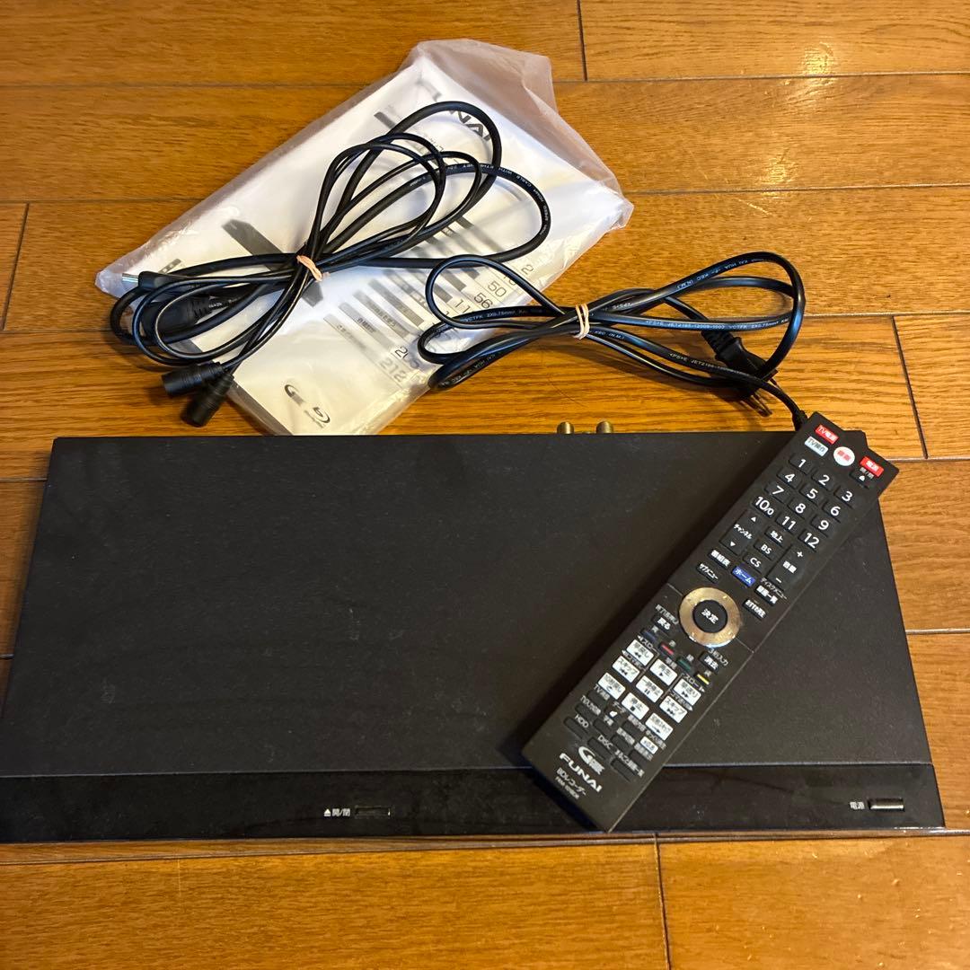FUNAI ブルーレイディスクレコーダー リモコン付き