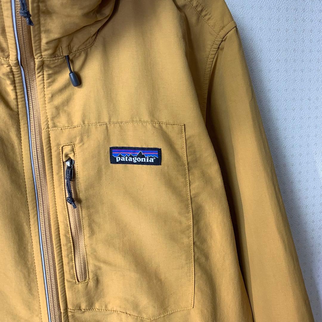 パタゴニア テズロンジャケット S マスタード ナイロンジャケット パッカブル