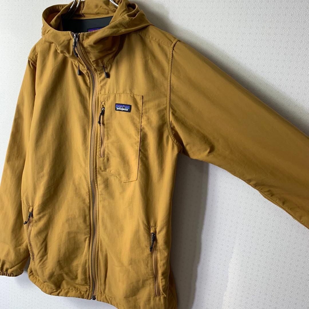 パタゴニア テズロンジャケット S マスタード ナイロンジャケット パッカブル