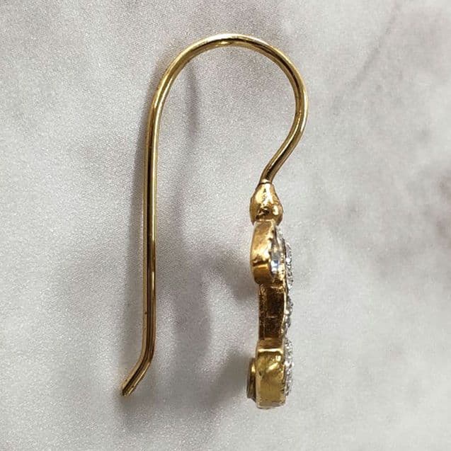 AMT15 シャネル 美品 ココマークピアス ラインストーン付き