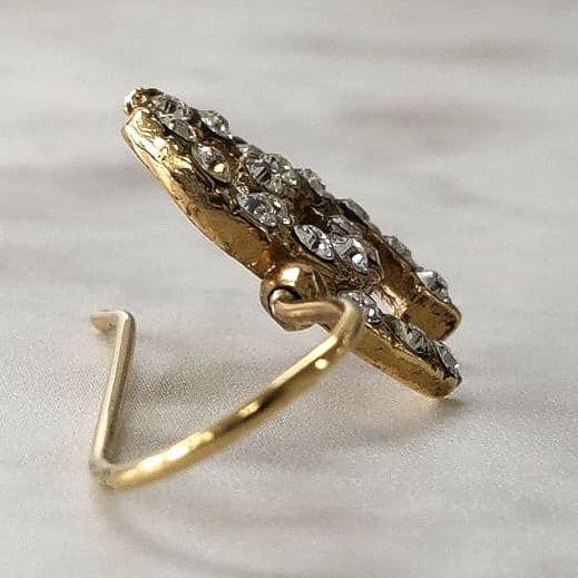 AMT15 シャネル 美品 ココマークピアス ラインストーン付き