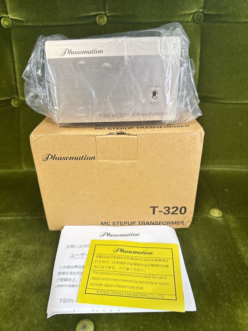 ほぼ新品 Phasemation T-320 MC昇圧トランス 付属品完備