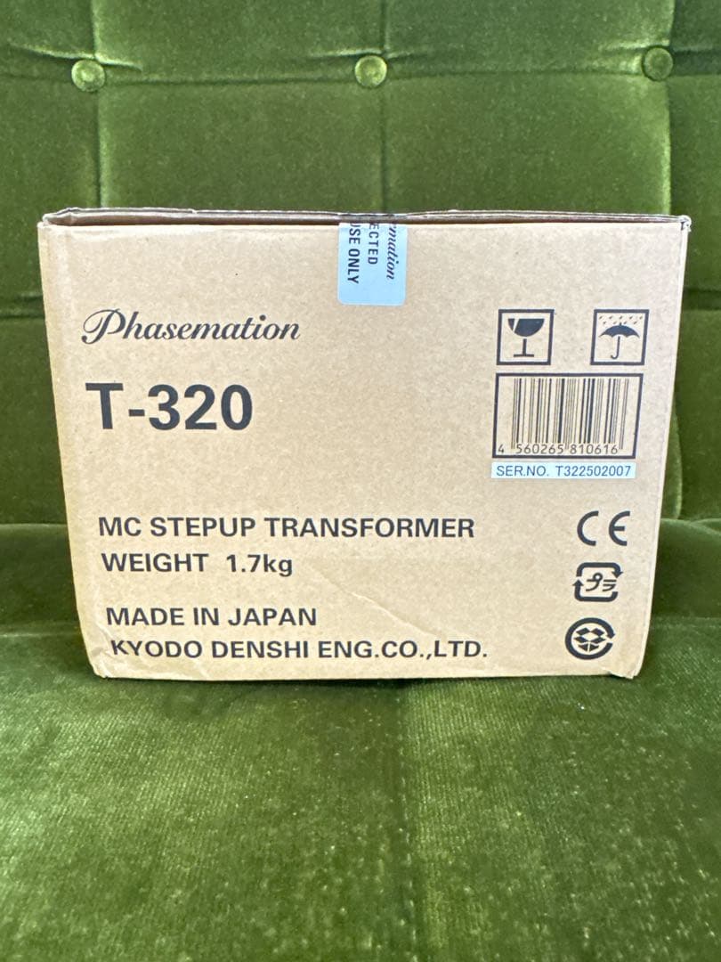 ほぼ新品 Phasemation T-320 MC昇圧トランス 付属品完備