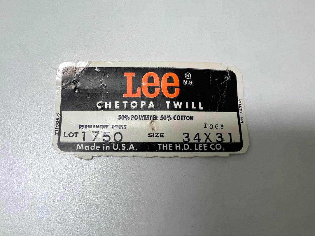 v*n様 60年前 デッドストック LEE CHETOPA 三角マチ TALON