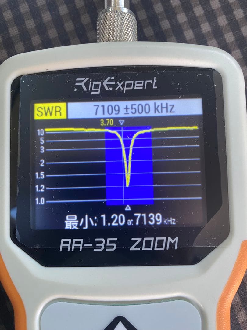 【動作確認済】7MHz 空芯コイルアンテナ
