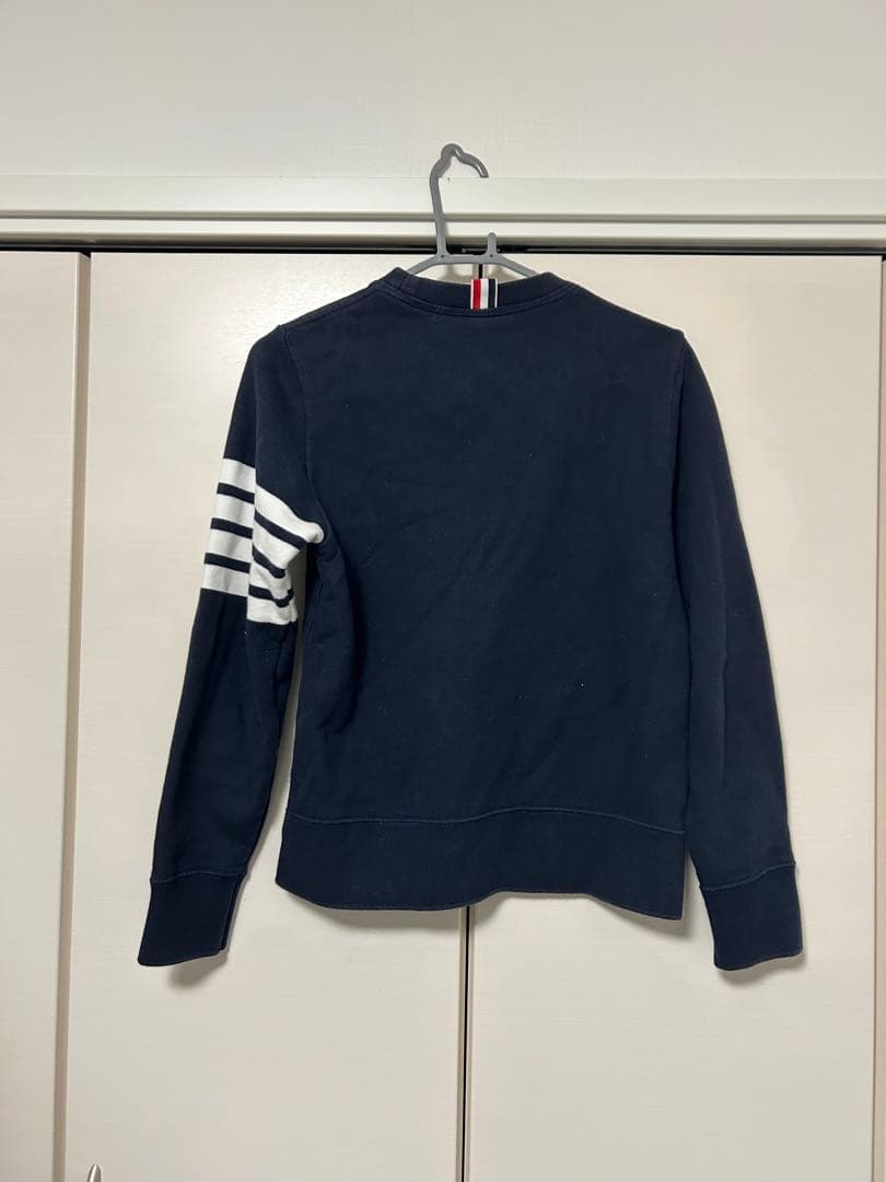 THOM BROWNE ネイビー トレーナー