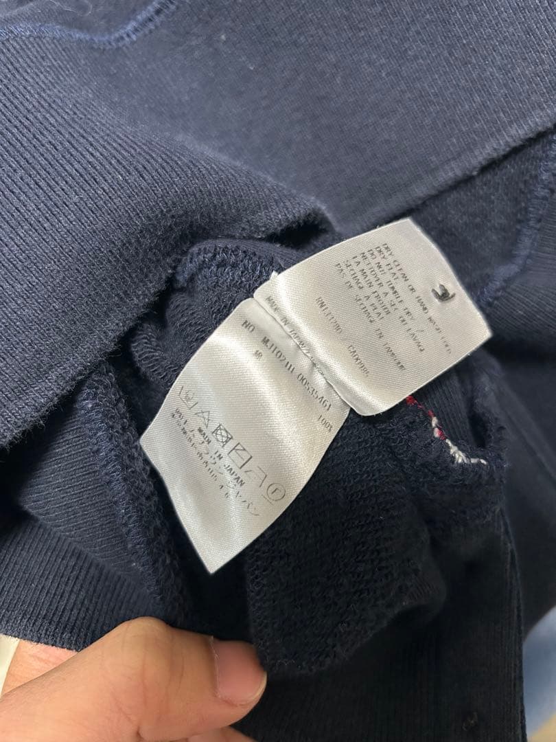 THOM BROWNE ネイビー トレーナー