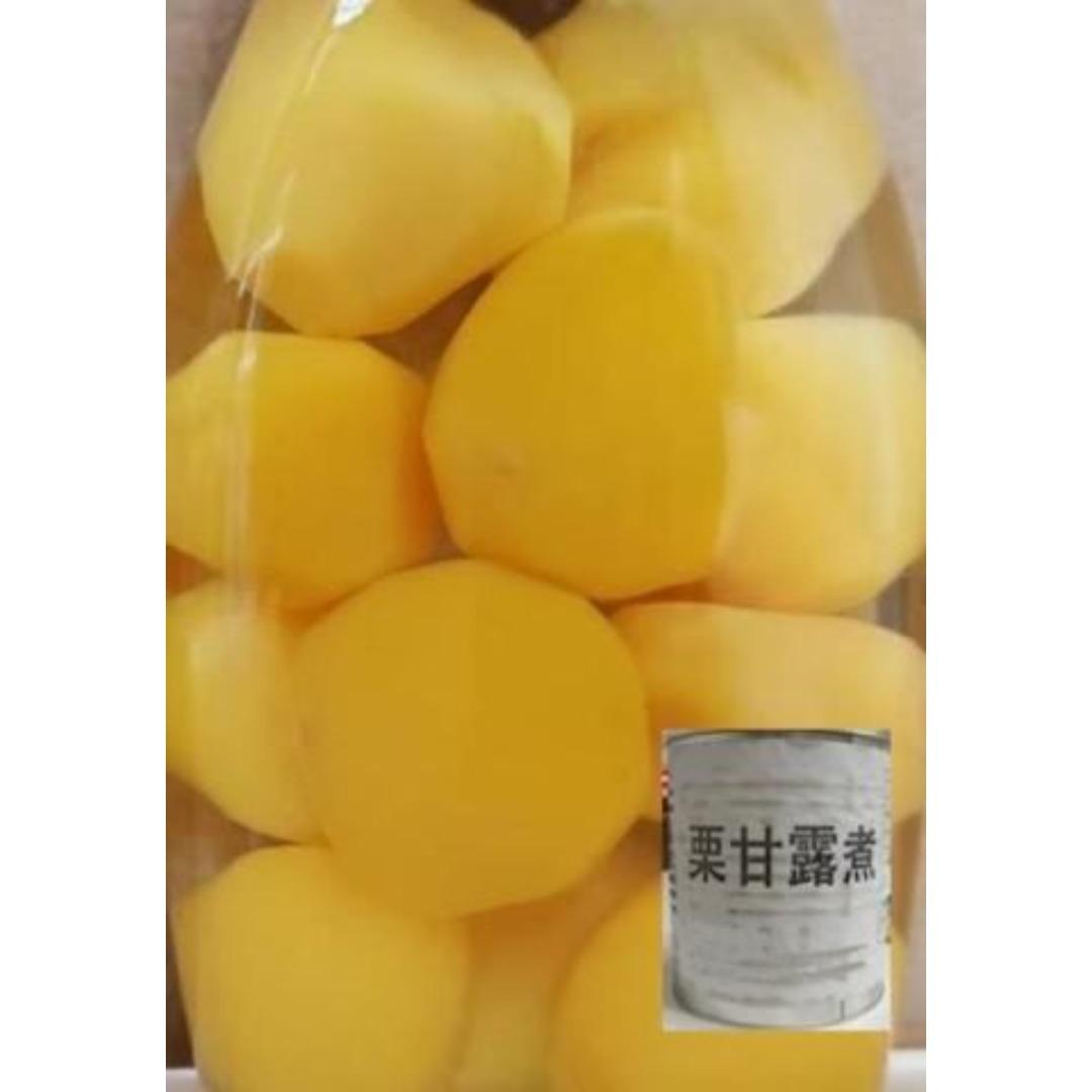 ◆栗甘露煮　１号缶（3500ｇ固形量1900g）×6缶　韓国産